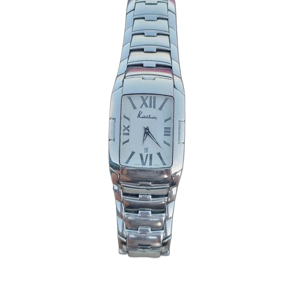 Vintage Kutchinsky by Chopard Silver Tone Stainless Steel Men's Rare